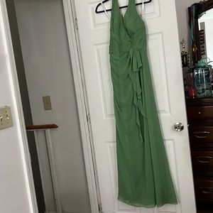 David Bridal Green Cocktail Dress